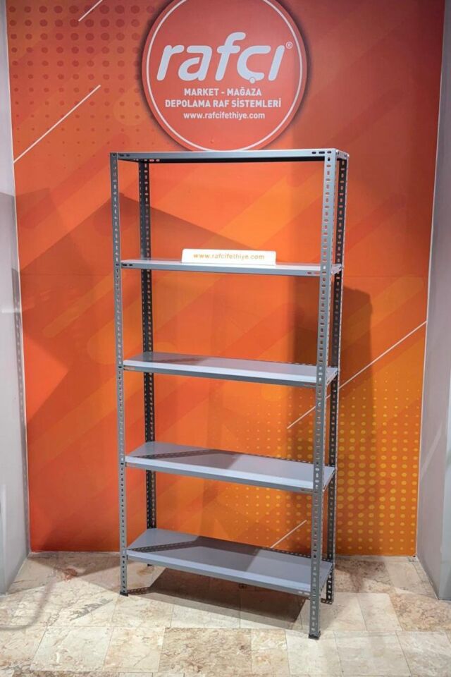 31X93X200 5 Katlı Çelik Raf