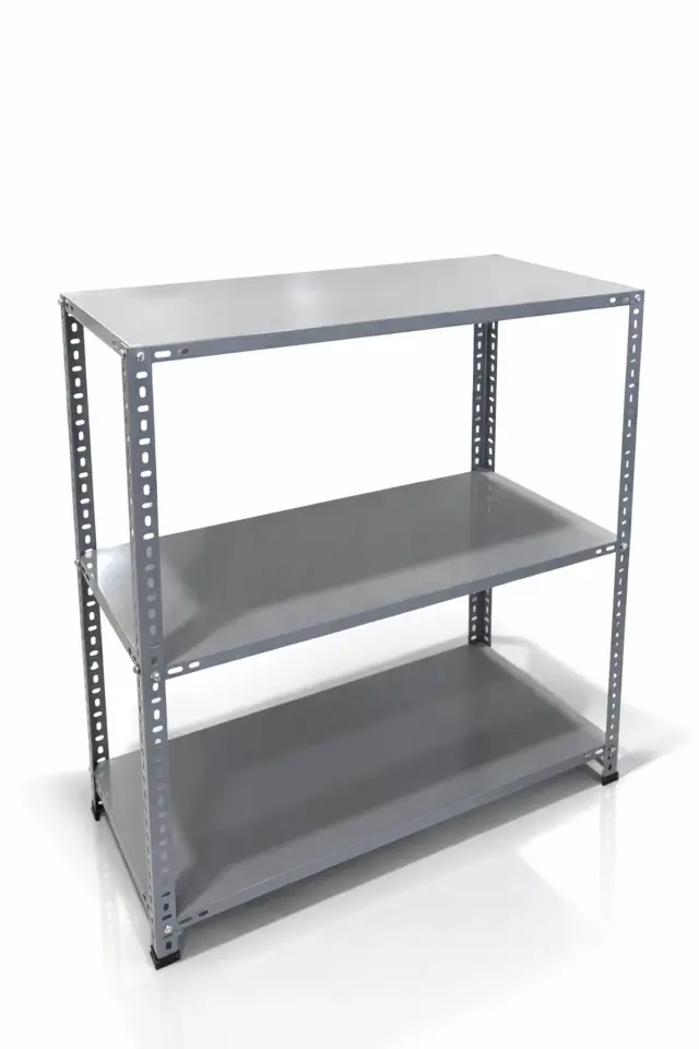 43x93x110 3 KATLI ÇELİK RAF